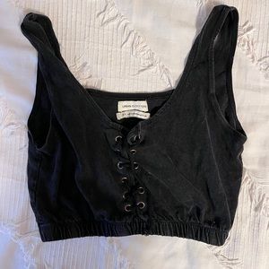 Black crop top